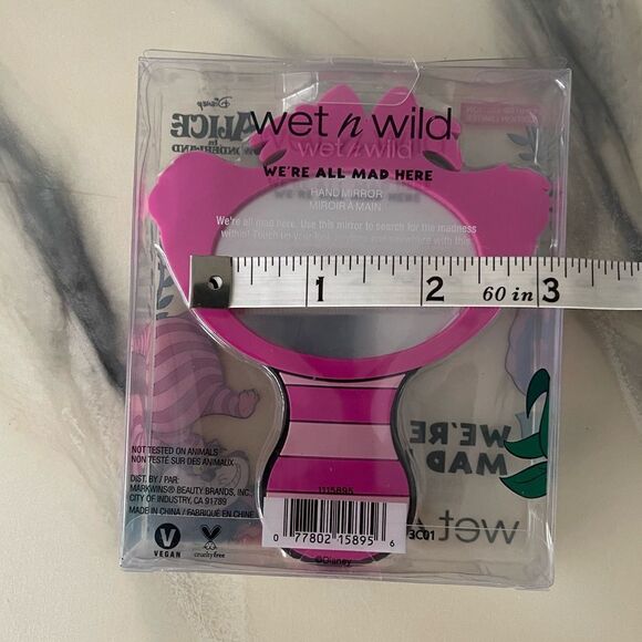 Wet n Wild Alice in Wonderland We're All Mad Here Hand Mirror - Picture 3 of 6